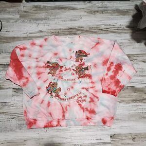 Ugly Christmas Sweater Tye Dye Adult Size 2XL Spiral Hand Dyed